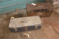 2 Metal Tool Boxes (Largest Is 20"L)