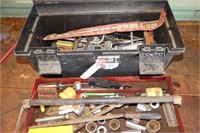 Plastic Tool Box 20" Long With Contents