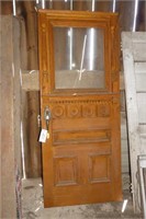 Ornate Exterior Door With Hardware 33.5"x 81"