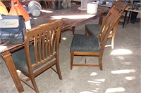 Wooden Dining Table & 6 Chairs