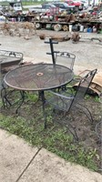 Patio table and chairs only