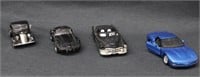 (A) 4 DIE CAST CARS - 1/24 SCALE