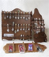 (B) COLLECTOR SPOONS & DISPLAYS