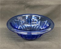 Hazel Atlas Cobalt Glass Mixing Bowl 7.75" diam