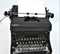 1920's Remington Rand Typewriter Black 16"w