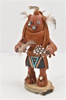 Hopi Kachina Doll: Mud Head Signed Bernice Begay