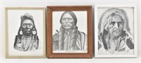 (3) Native American Prints