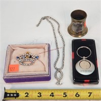 Crown Pin, Knecklace, & More