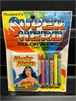 Vintage RARE! Wonder Woman Color a Deck Card Game
