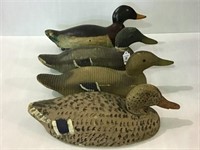 Lot of 4 Various Factory Decoys