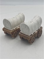 Wagon salt and pepper shakers vintage