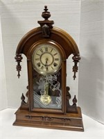 Antique Gilbert Mantel Clock - Parisian, 24 " tall