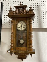 German Hanging Clock - Regulator, 30x12 "