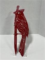 Metal Red Cardinal Tree Art