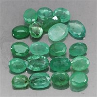 Natural 5.90 Ct Columbian Emerald Gemstone Lot