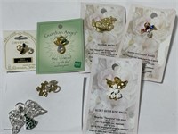 Angel Lapel Pins on Cards