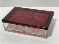 Royal Ruby Cigarette Box / Card Box