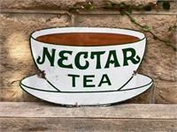 Original Nectar Tea Enamel Sign