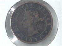 1871 P E I Large Penny