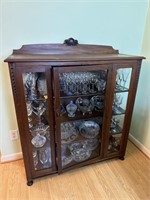 Vintage Curio Cabinet- Contents Not Included