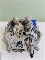 Porcelain Man & Lady Figurine
