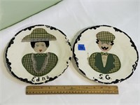 Hand Decorated Plates