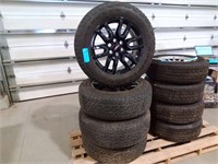 (4) GMC 20" Goodyear Wrangler Tires With Rims