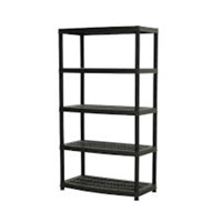(3) TuffStore 5-Shelf Resin Shelving Units