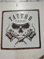 Tattoo Metal Sign