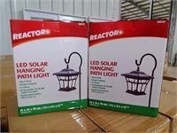 (4) Boxes Of Reactor LED Solar Hanging Path Lights