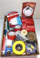 tape/ CO2 detector/household items