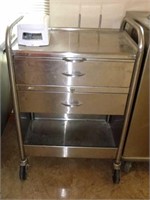 Stainless steal cart w/ drawers