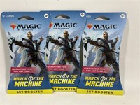 (3) mtg March of the machine set boosters