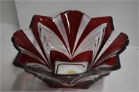 Fifth Avenue Crystal Dish, Metal Vase & Red Candy