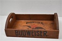 Vintage Wood Budweiser Tray Gideon, Mo