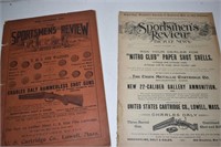 Two Antique Sportsman Review Bicycle News 1893
