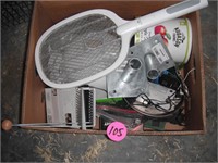 Electric Fly Swatter, Dishes & Misc.
