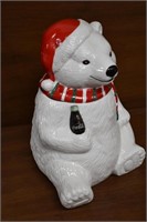 1996 Coca Cola Polar Bear Cookie Jar