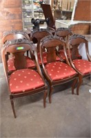 Six Very Nice Antique Carved Dining Chairs