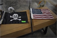 American Flag & Jolly Roger Flag