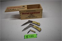 Two Winchester Folding Knives, Limited Edition