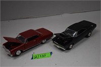 Two Die Cast Vintage Cars. Both Show Minor Wear