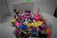 Large Tote of Barbie Clothes
