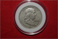 1960-D Silver Franklin Half Dollar