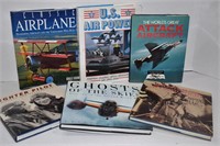 Six Airplane Themed Books. Fighter Pilot, Classic