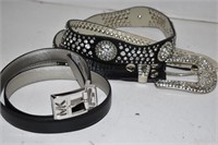Leather Michael Kors Reversible Belt +