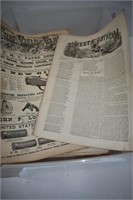 1880's American Field & Turf Field Newspaper Lot