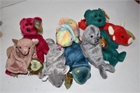 Eight Ty Beanie Babies With Tags