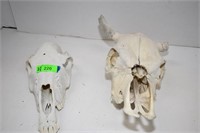 Cow skull & Donkey/horse skull
