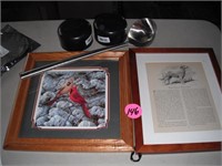 Cardinal Picture, Ladle, Gas Can & Misc.